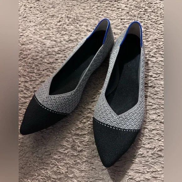 Rothy's Black and Gray Flats - Picture 3 of 5